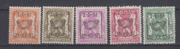 BELGIË - OBP - 1951 - PRE 609/13  (type D Nr 40) (MOOI) - (*) - Typografisch 1936-51 (Klein Staatswapen)