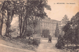 27098 " MULHOUSE-PARC  STEINBACH " -ANIMÉ-VERA FOTO-CART. POST.  SPED.1923 - Mulhouse