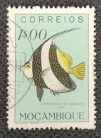 MOZPO0363U5 - Fishes - 1$00 Used Stamp - Mozambique - 1951 - Mosambik