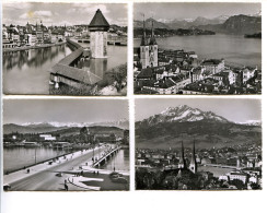 10 Photos  9 X 6.7 Suisse Canton De LUCERNE  LUZERN (légendes Dans Description) - Lucerne