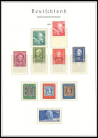SAMMLUNGEN **,* , 1949-1975, Ungebrauchte Meist Postfrische Sammlung Bundesrepublik Auf Neuwertigen Leuchtturm Falzlosse - Autres & Non Classés