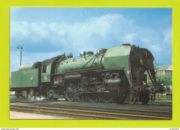 CPM VOIR DOS TRAINS 49 Angers Locomotive à Vapeur SNCF 141 R Au Dépôt Les GAUBOURGS Le 28/04/1965 - Angers