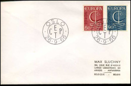 Noorwegen - FDC - Europa CEPT - 1966
