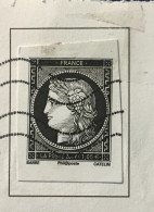 Timbre Issu Du Carnet 5359 : 1.05 Euro Noir (peu Courant Sur Lettre) 2020 - 1961-....