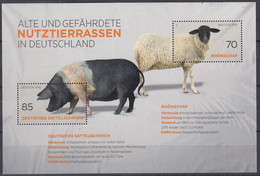 BRD  Block 81, Postfrisch **, Alte Und Gefährdete Nutztierrassen In Deutschland, 2016 - Sonstige & Ohne Zuordnung