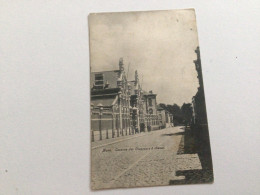 Carte Postale Ancienne (1908)  Mons Caserne Des Chasseurs à Cheval - Mons