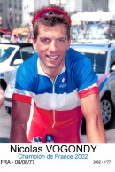 CYCLISME: CYCLISTE : NICOLAS VOGONDY - Radsport