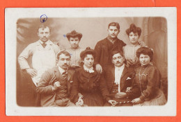 32048 / ⭐ Carte-Photo Famille Avec " Pépé JUSTIN " Tablier Boucher ?  1910s  - Photographs