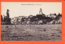 32414 / ⭐ MAUVES-sur-HUISNE 61-Orne Panorama Fillette Jeune Bergère Gardant Troupeau Vaches 1910s  - Sonstige & Ohne Zuordnung
