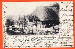 32343 / ⭐ OBERNDORF Neckar 1899 Baden-Württemberg Gruss Aus Dem SCHWARZWALD à Gaby RINGOUX Monte-Carlo METZ Tübingen - Muenchen