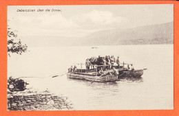 32314 / ⭐ Rare Kriegs Karte 1914 Uebersatzen über Die DONAU Traversée DANUBE Barge Militaire Troupes Allemandes  - Weltkrieg 1914-18