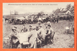32321 / ⭐ ♥️ Kriegs Karte 1914 Offiziersmittagsmahl Während Rast SERBISCHEN Bauernhofe Déjeuner Officiers Ferme SERBIE - War 1914-18