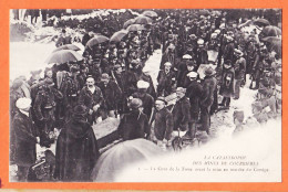 32311 / ⭐ COURRIERES (62) Catastrophe Mines Mars 1910 Cour FOSSE Avant Mise En Marche Du Cortège Cerceuils Victimes 2 - Autres & Non Classés