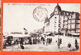 32261 / ⭐ TROUVILLE 14-Calvados PALACE Et Les Planches 1921 à Mireille Alicete BOUTET Nouveautés Port-Vendres LEVY 22 - Trouville