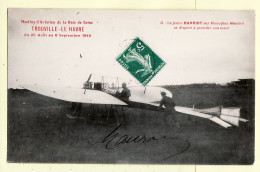 32262 / ⭐ MEETING AVIATION Baie De Seine TROUVILLE LE-HAVRE 1910 Aviateur HANRIOT Envol MONOPLAN- BERNARD Caen - Trouville