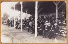 32050 / ⭐ Ethnic France Carte-Photo 1930s Public Sous Petite Tribune Couverte Manifestation Sportive Ou Autres (1) - Photographs