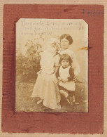 32034 / ⭐ ♥️ Marguerite Du FAU De LAMOTHE épouse Louis D' ANTIN Ses 2 Enfants Jean De Dieu 1915 Et Geneviève 1916 - Identified Persons