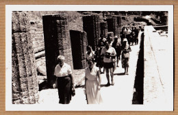 32193 / ⭐ Carte-Photo 1960s Grèce Italie Autres ? Ruines Gréco-romaines à Localiser Visite Touriste - Other & Unclassified