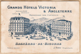 32361 / ⭐ BAGNERES BIGORRE Hotel VICTORIA ANGLETERRE Propriétaire PEREZ à DUBARRY Chemin Bergeret Villa Julienne Bayonne - Bagneres De Bigorre