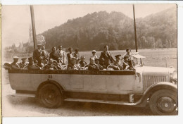 32353 / ⭐ Carte Photo Datée 28.08.1937 N°45 De La SLA AUTOCAR Delaye BERLIET ? LOURDES 709 Excursion Pelerin - Lourdes