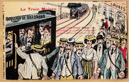 32372 / ⭐ BARBAZAN (65) Souvenir Train Maigre 1910s à Capitaine BARTHES Boulevard Artillerie Toulouse-LACLAU - Autres & Non Classés