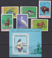 Romania 1980 European Nature Protection Set 6v ** Mnh (ZO234)  CRAZY PRICE - Europäischer Gedanke