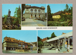 E) BRD (DDR-Zeit) - AK - Eisenach - Lutherdenkmal, Theater, Kartausgarten, Makt - Eisenach