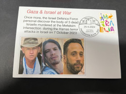 26-5-2024 (6 Z 14) GAZA War - Israel Defense Force Discover Body Of 3 More Israelis Kidnapped 7 Oct 2023 - Militaria