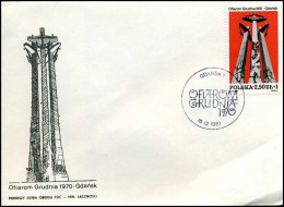 Polen - FDC -  Ofiarom Grudnia 1970 - Gdansk - FDC