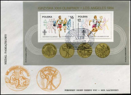 Polen - FDC - Olympische Spelen Los Angeles 1984 - FDC