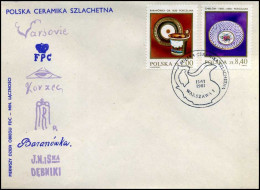 Polen - FDC - Polska Ceramika Szlachetna - FDC