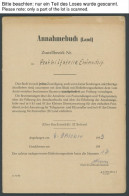 LOTS 1953, Annahmebuch (Land), Posthilfsstelle Emersdorf, 32 Seiten Komplett, Die Gebühr Wurde Nicht Wie üblich Mit Frei - Other & Unclassified