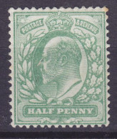 Great Britain 1904 Mi. 103 A, ½ Pence King Edward VII., MH* (2 Scans) - Ongebruikt