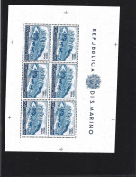 San Marino Posta Aerea Sassone N 9  Nuovo Mnh** - Unused Stamps