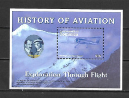 Dominica 2003 Airplanes - The 100th Anniversary Of Powered Flight MS #2 MNH - Dominica (1978-...)