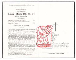 DP Emma Maria De Smet ° Sint-Pauwels Sint-Gillis-Waas 1886 † Puivelde Belsele Sint-Niklaas 1959 X Louis Pyl // Meul Nys - Devotion Images