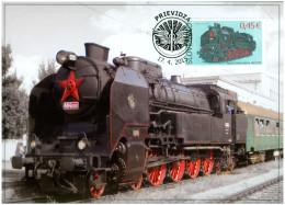 CM 586-7 Slovakia Steam Locomotives 2015 - Treinen