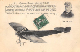 Thème  Aviation:   Helen  Monoplan  Nieuport   (Voir Scan) - Aviadores