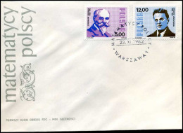 Polen - FDC -  Matematycy Polscy - FDC