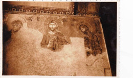 Photo Originale - Turquie - ANKARA 1947 - Sainte Sophie - Le Christ , La Vierge Et Saint Jean - Orte