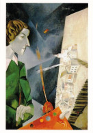 Marc Chagall -  Self Portrait With Palette 1917 - Paintings