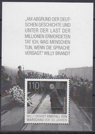 BRD  Block 87, Postfrisch **, 50. Jahrestag Des Kniefalls Von Warschau, 2020 - Andere & Zonder Classificatie