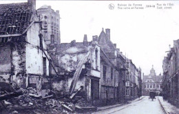  VEURNE/ FURNES -  Ruines De Furnes -  Rue De L'est   - Guerre 1914/18 - Veurne