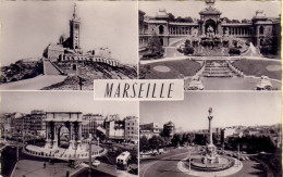 Marseille 4 Vues ( Trolleybus Tramway , Porte , Colonne ,  ND De La Garde ... - Ohne Zuordnung