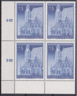 1977 , Mi 1545 ** (1) -  4er Block Postfrisch - 25. Jahrestag Der Wiedereröffnung Des Stephansdomes - Wien - Nuevos