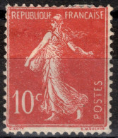 France 1906 Semeuse Sans Sol Impression Maigre Y&T N° 135a IIA Neuf Avec Charnière MH * - 1903-60 Semeuse Lignée