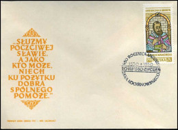 Polen - FDC -  450 Rocznica Urodzin Jan Kochanowski - FDC