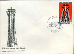 Polen - FDC -  Ofiarom Grudnia 1970 - Gdansk - FDC