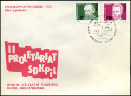 Polen - FDC -  Bronislaw Wesolowski - Marcin Kasperzak - FDC