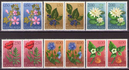 Yugoslavia 1971 - Flora-Flowers - Mi 1420-1425 - MNH**VF - Nuovi